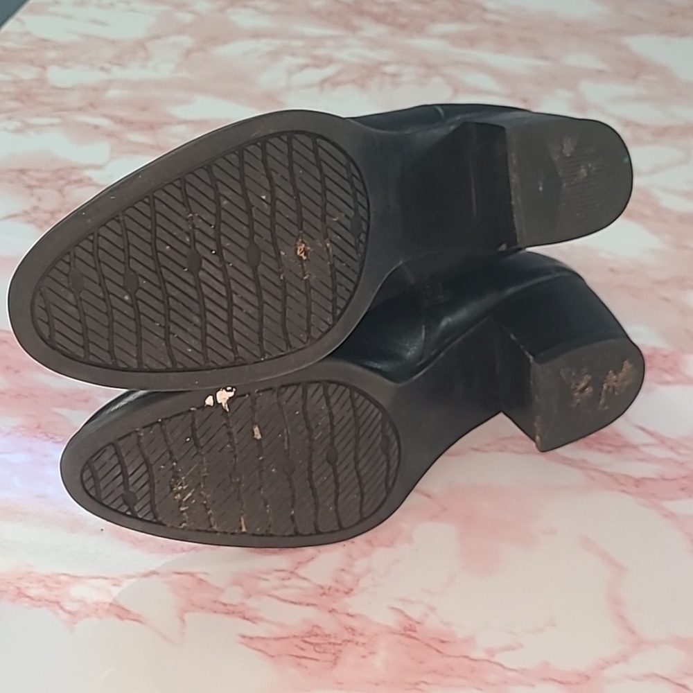 GUC White Mountain Black Ankle Boots Sz 8.5M - Picture 10 of 11